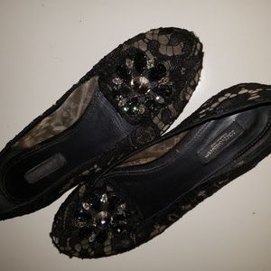 Dolce and Gabbana lace flats